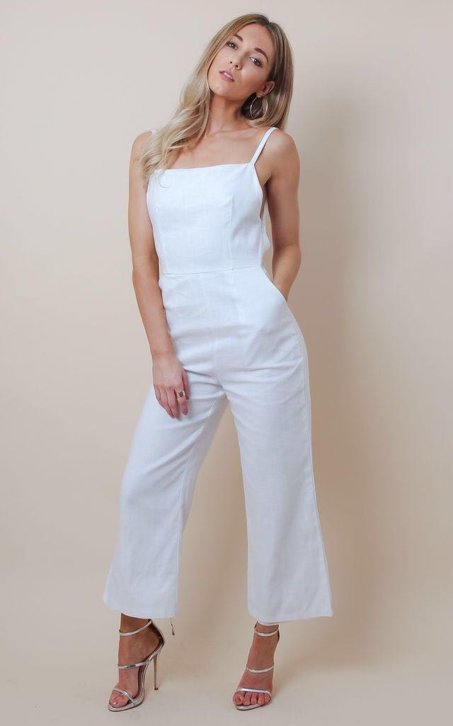 White best sale linen jumper