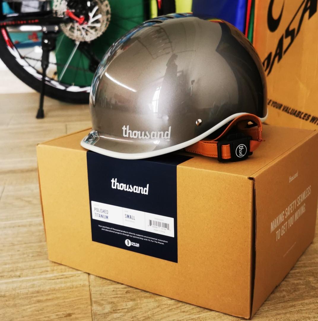 Thousand helmet polished titanium Sports Equipment Bicycles