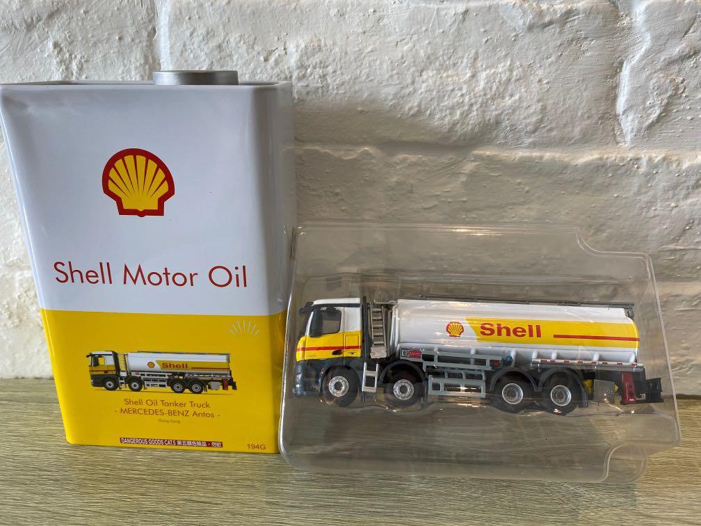 Tiny 微影限量版油鑵車shell Oil Tanker Truck Mercedes Benz Antos 興趣及遊戲 旅行 旅遊 旅行必需品及用品 Carousell