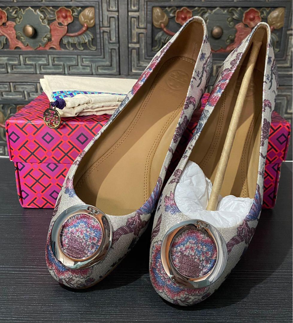 Tory Burch Flat Shoes, Fesyen Wanita, Sepatu di Carousell