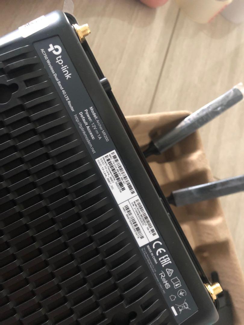 TP Link AC750 Archer MR200 Wireless 4G Router, Computers & Tech, Parts ...