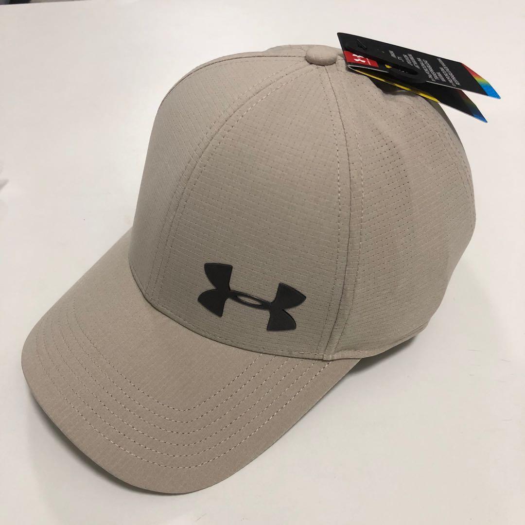 Under Armour Khaki Cap (Quick dry) - 💯% Authentic & BNIB!!!, Men's Fashion,  Watches & Accessories, Caps & Hats on Carousell