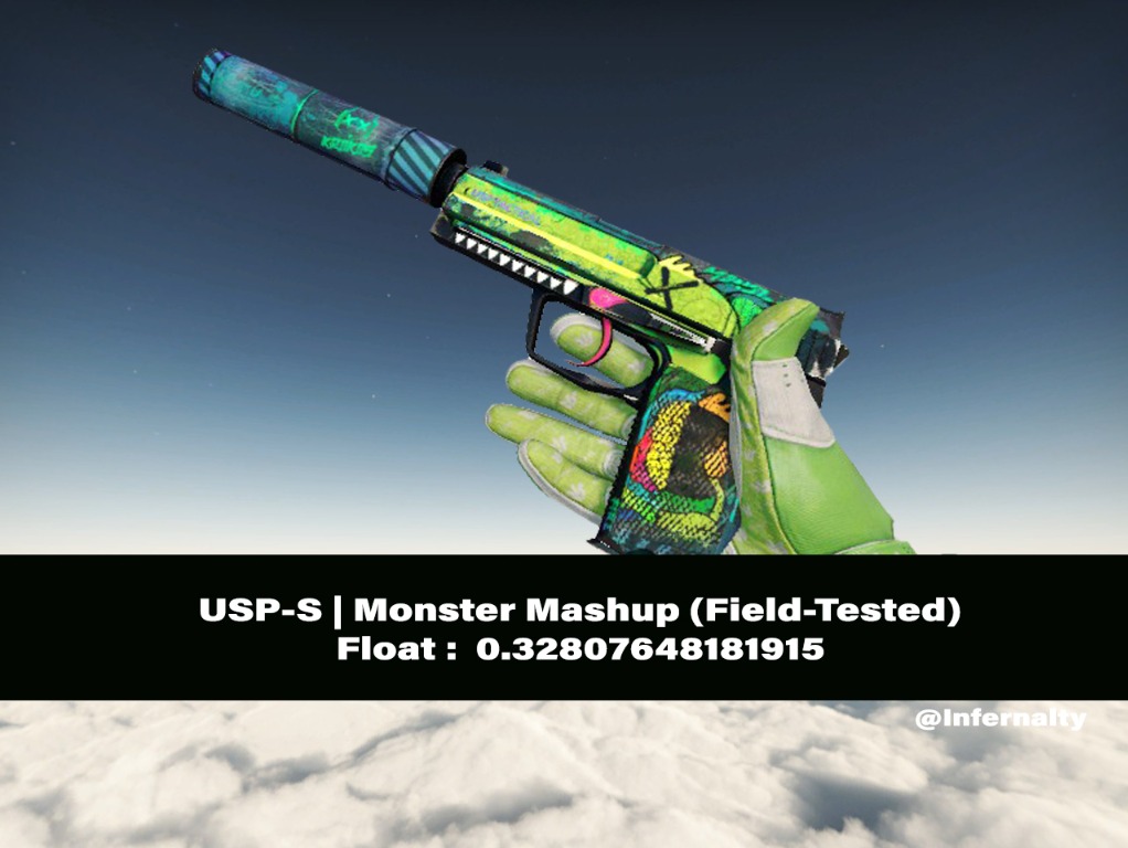 USP-S Monster Mashup FT CSGO SKINS KNIVES, Video Gaming, Gaming ...