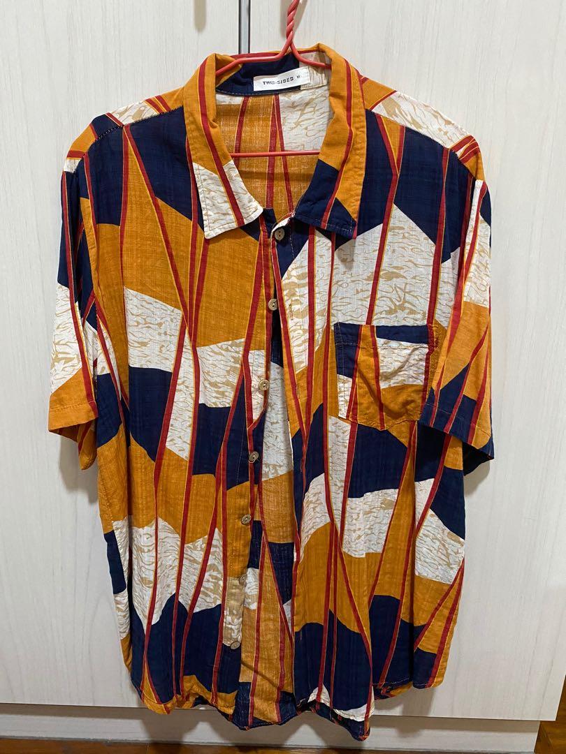 mens vintage casual shirts