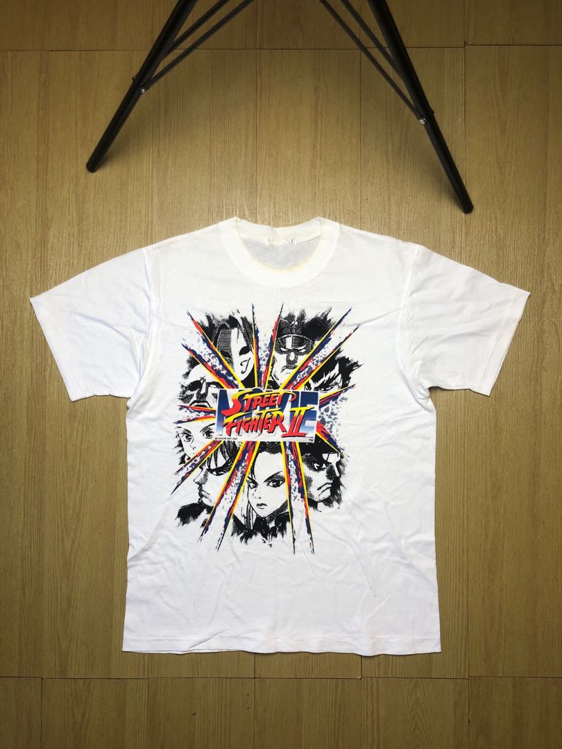 Vintage Street Fighter Capcom Tshirt Baju Raya, Men's Fashion, Tops ...