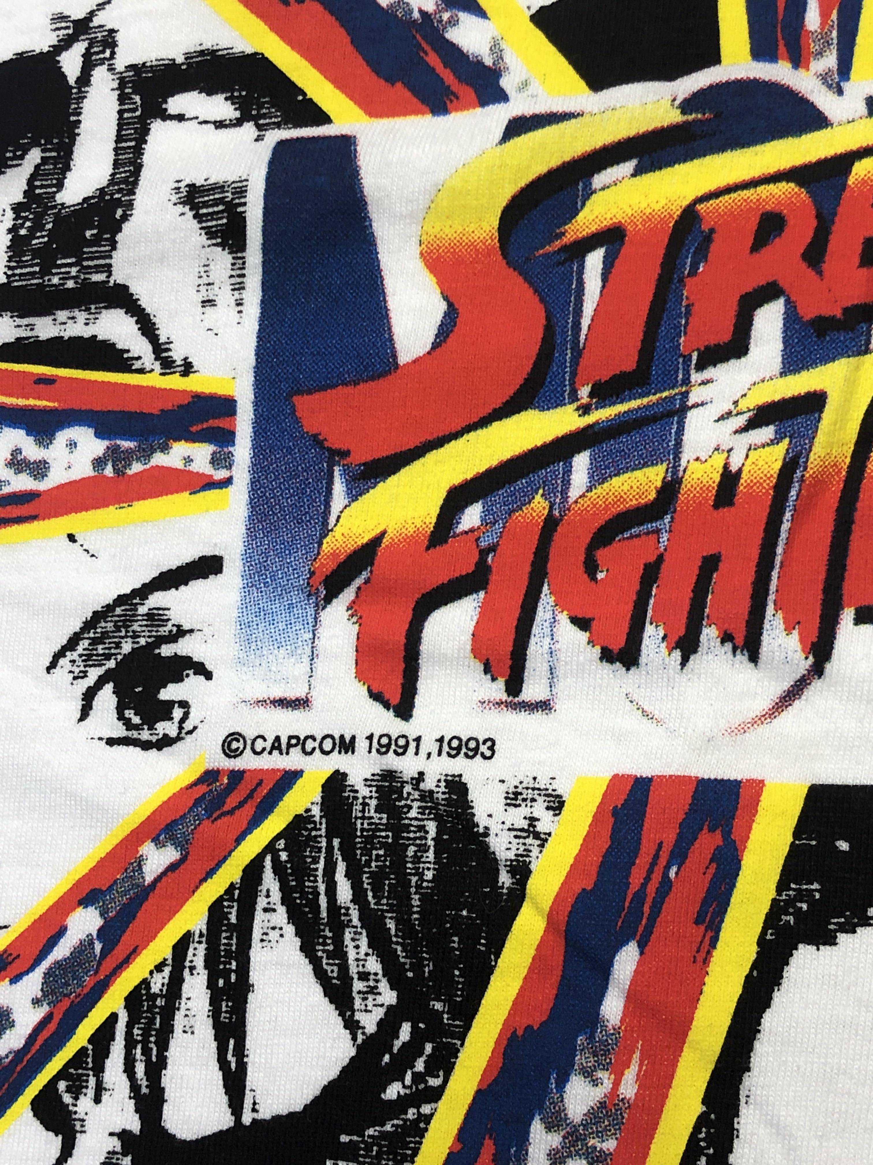 Vintage Street Fighter Capcom Tshirt Baju Raya, Men's Fashion, Tops ...