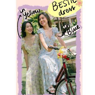 With love the brand x titan bestie dress in blue size xs
