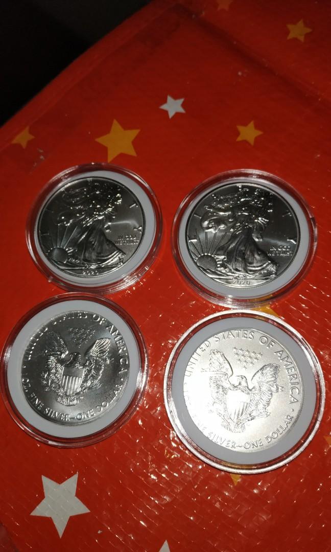 2020 1oz American Silver Coins Hobbies Toys Memorabilia Collectibles Currency On Carousell