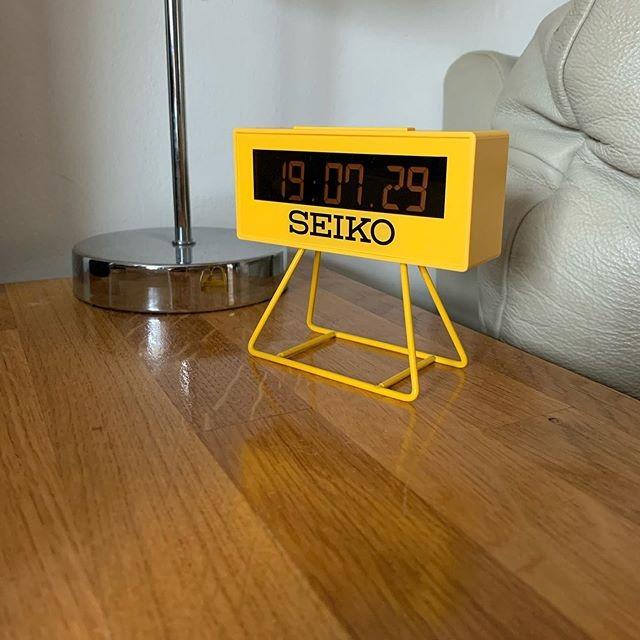 佐敦門市 現貨 100 全新 精工 Seiko Marathon timer desk clock 運動計時鐘 黃色 Original