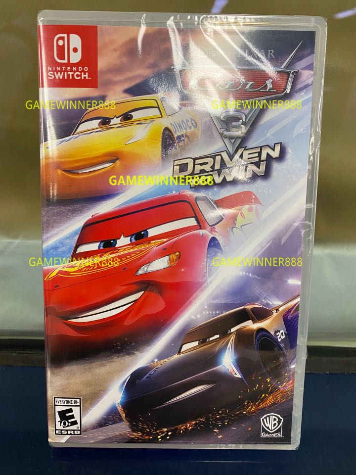 全新switch Ns遊戲反斗車王3 駛向勝利cars 3 Driven To Win 美版英文版 遊戲機 遊戲機遊戲 Nintendo 任天堂 Carousell