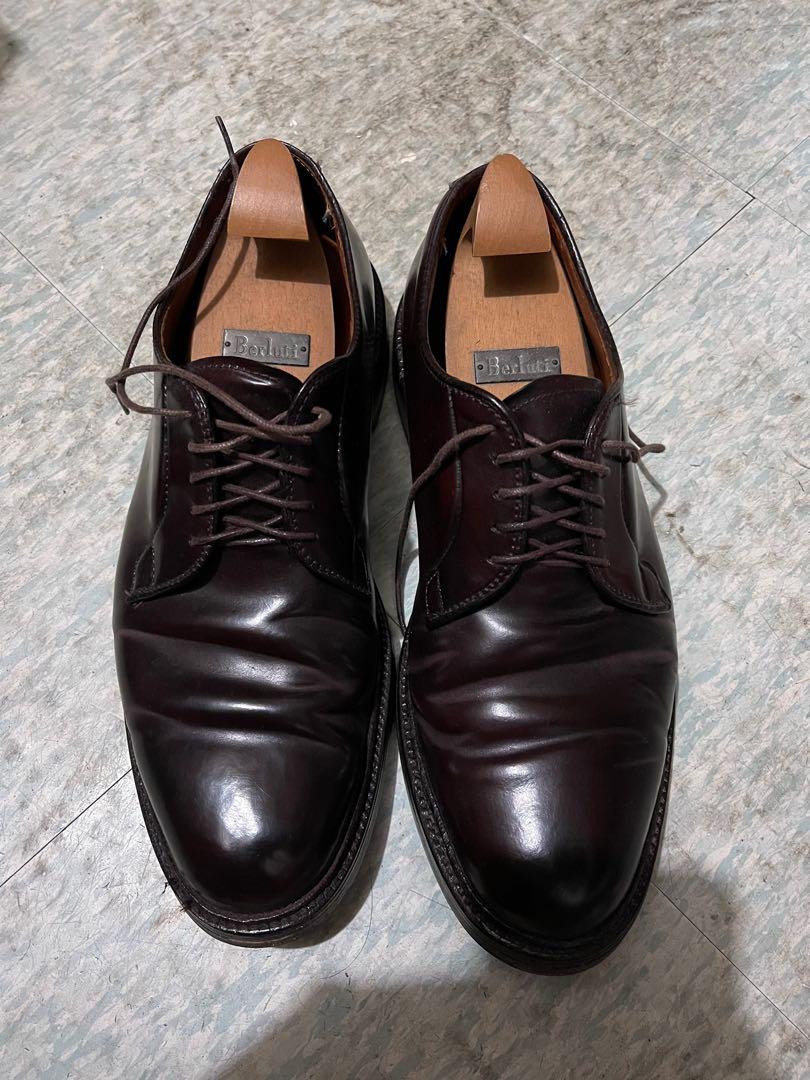 Alden 990 PLAIN TOE BLUCHER COLOR 8 SHELL CORDOVAN, 男裝, 鞋, 西裝 