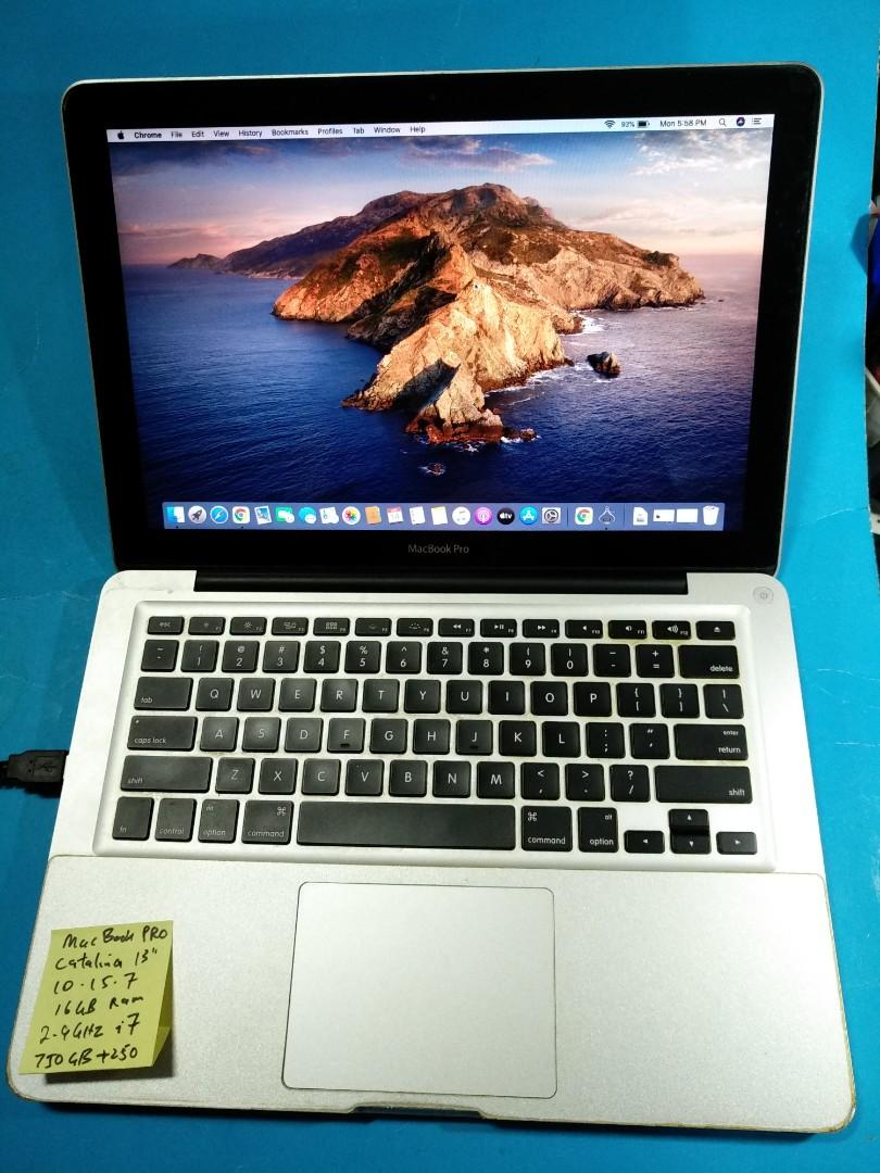 Macbook Pro 13 Intel I7 2 9 Ghz 16gb Ram 750 Gb Hd Computers Tech Laptops Notebooks On Carousell
