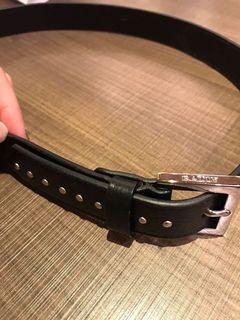 Authentic Bally Black Belt Genuine leather
