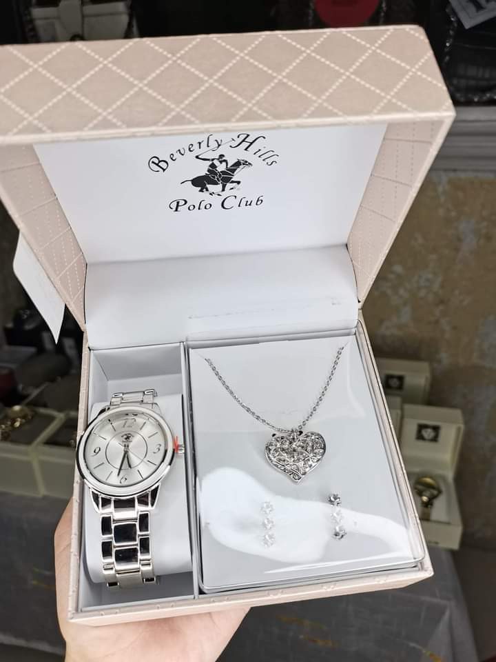 Beverly hills polo club watch set store