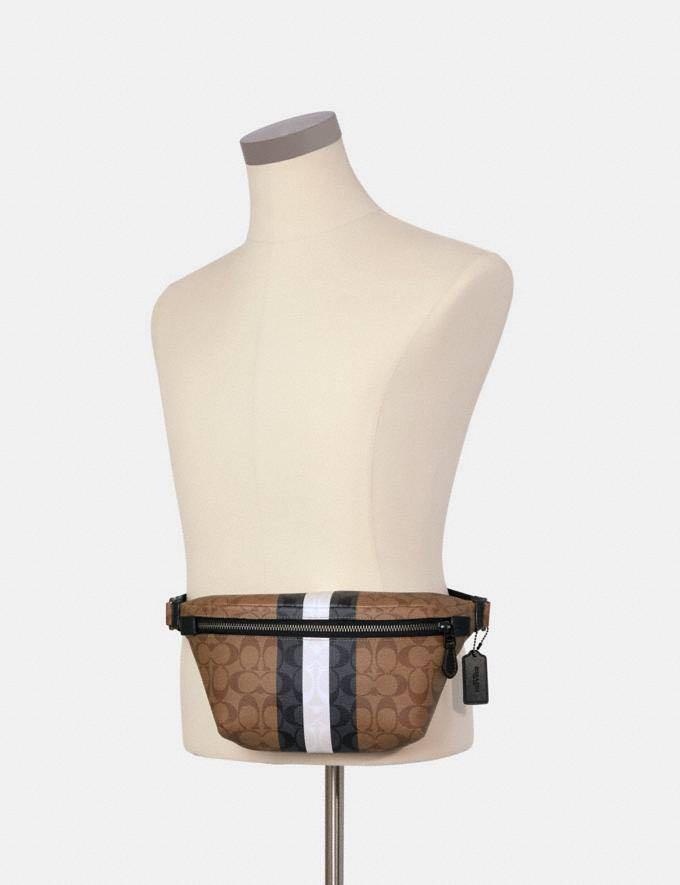 AUTHENTIC COACH GRADE BELT BAG IN SIGNATURE, Men's Fashion, Bags, Sling