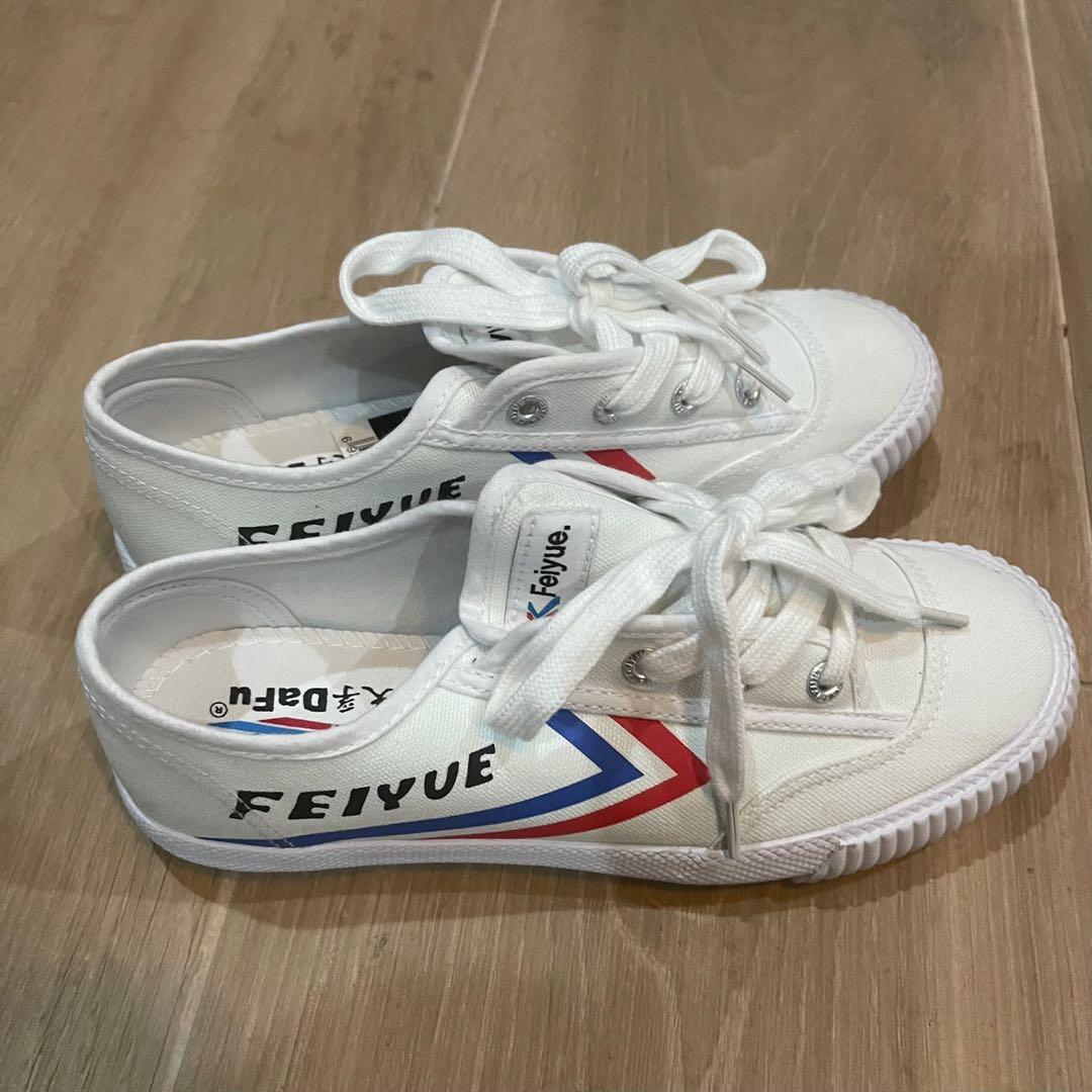 Authentic Feiyue Shaolin Canvas Shoes EU 336 White Women s