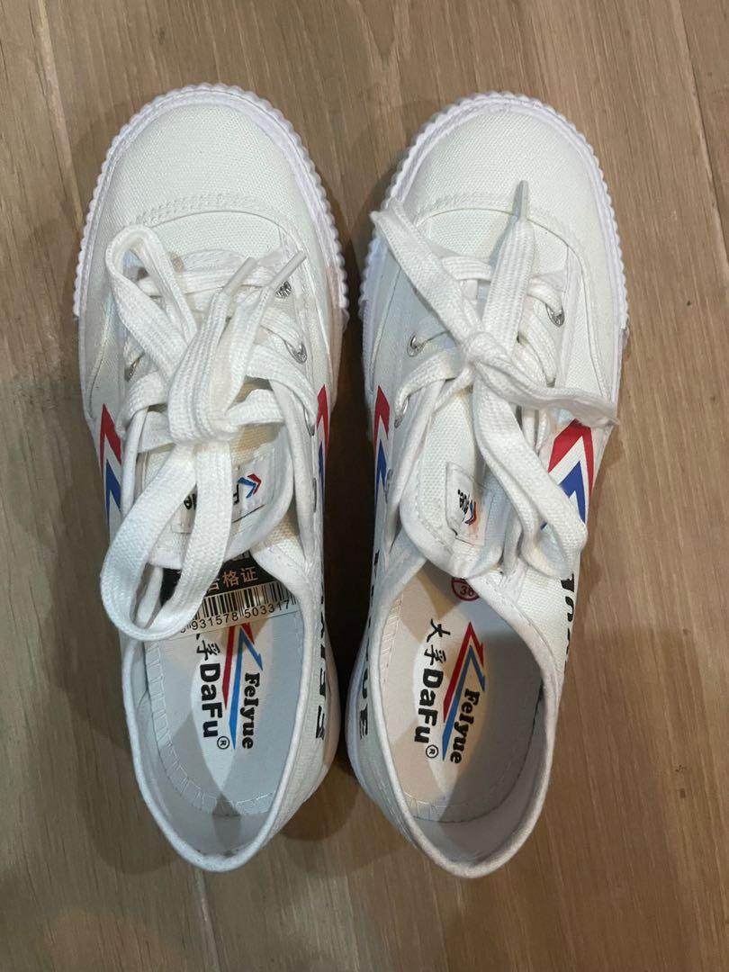 Authentic Feiyue Shaolin Canvas Shoes EU 336 White Women s