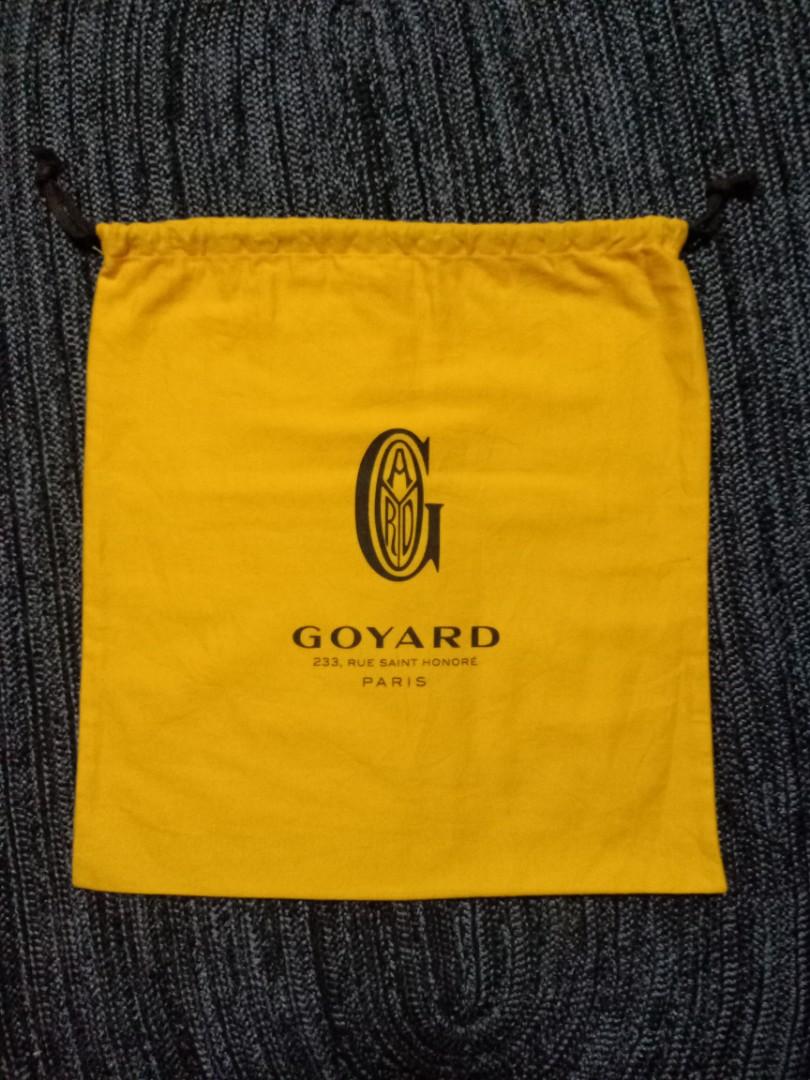 Authentic Goyard dust bag 14x13 inch Luxury Bags Wallets on