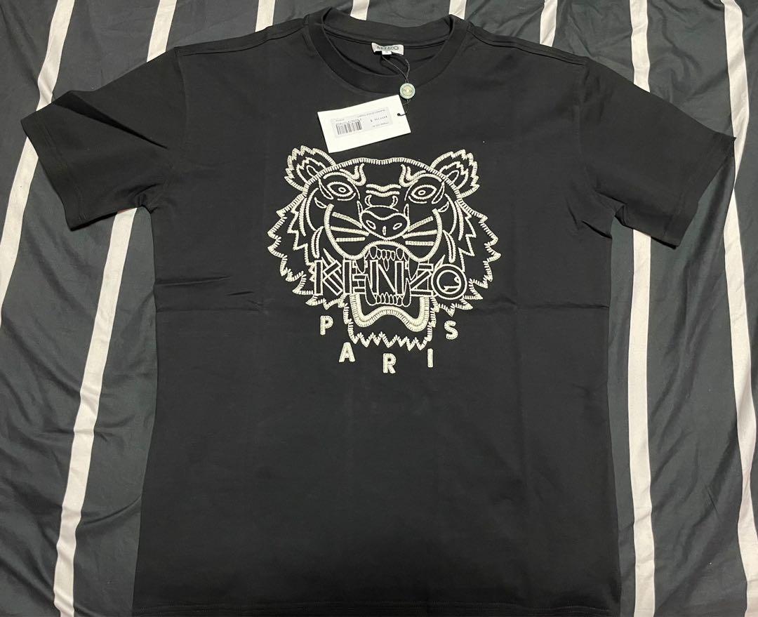 CLEARANCE AUTHENTIC KENZO WHITE TIGER BLACK BASE EMBROIDERY LIMITED