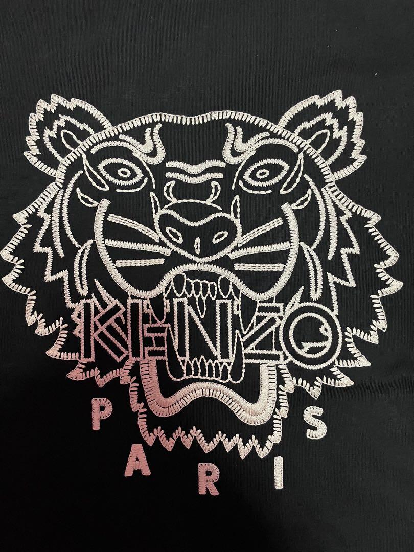 CLEARANCE AUTHENTIC KENZO WHITE TIGER BLACK BASE EMBROIDERY LIMITED