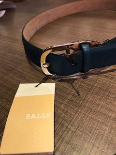 Bally Blue Belt Genuine Leather with inclusions