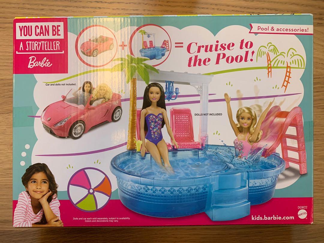 Barbie cruise to clearance the pool car