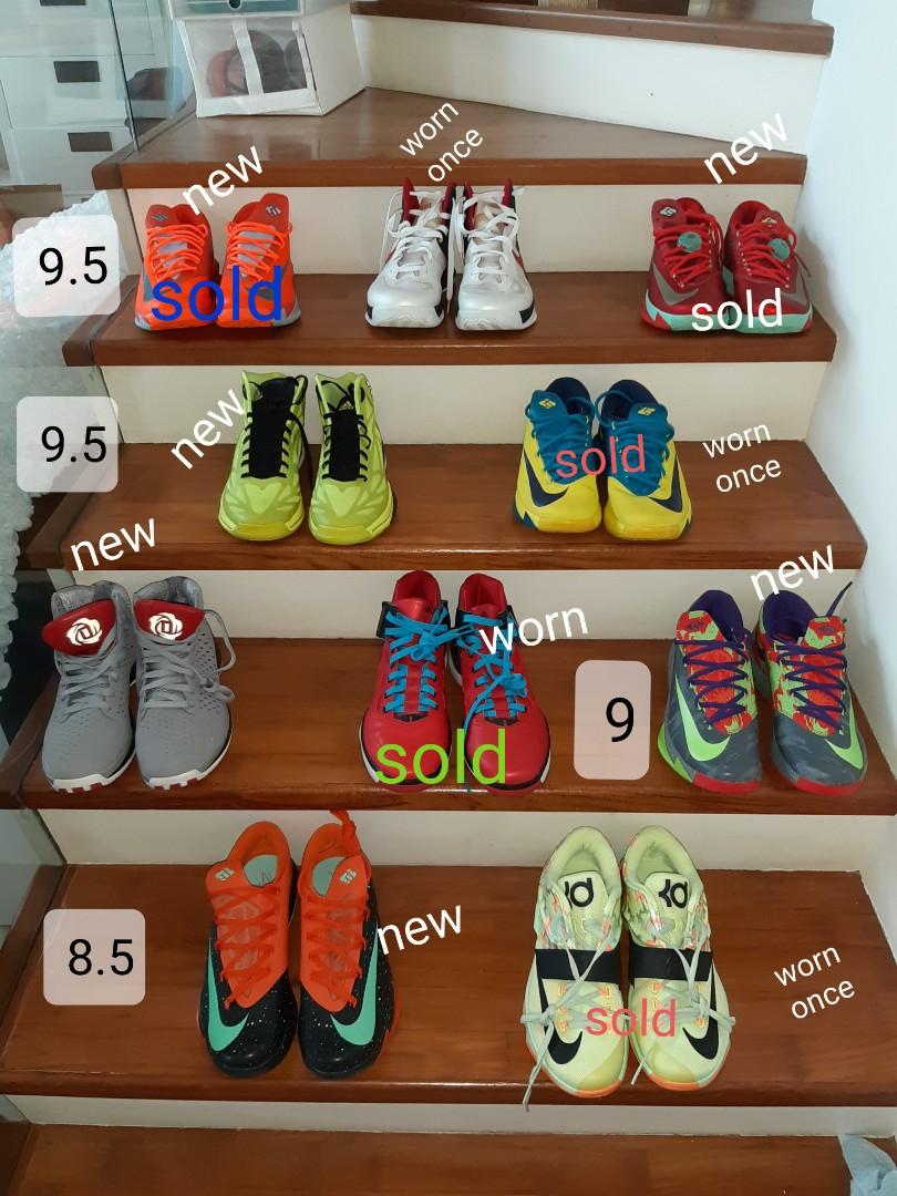 Basketball Shoes Derrick Rose Kevin Durant 5 Pairs left