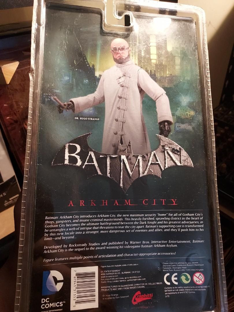 Batman Arkham City - Dr. Hugo Strange Action Figure, Hobbies & Toys,  Collectibles & Memorabilia, Fan Merchandise on Carousell