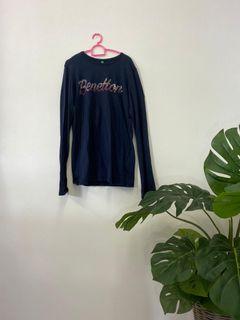 Benetton girl's Long Sleeve Tshirt