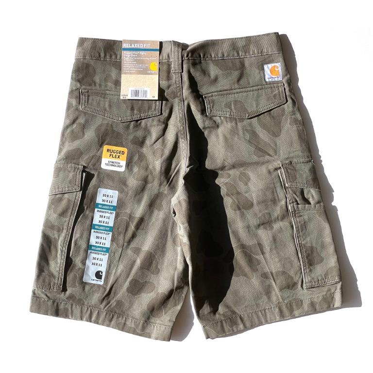 Carhartt Rugged Flex Rigby Cargo Shorts Tarmac Duck Camo Men s