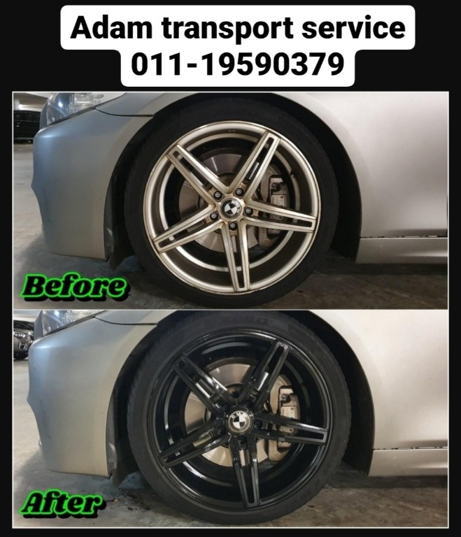 Cat Rim Kereta Motor Car Motorcycle Rim Paint Di Rumah Anda Services Others On Carousell