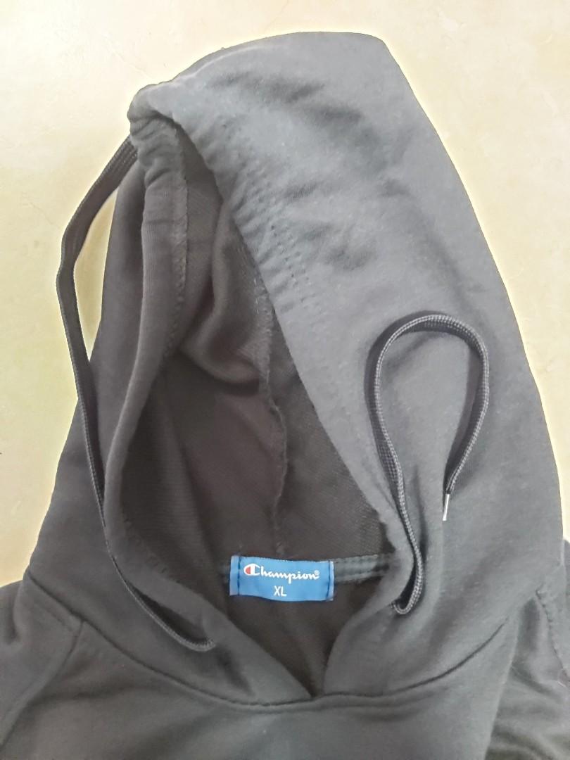 Dark blue champion hoodie top