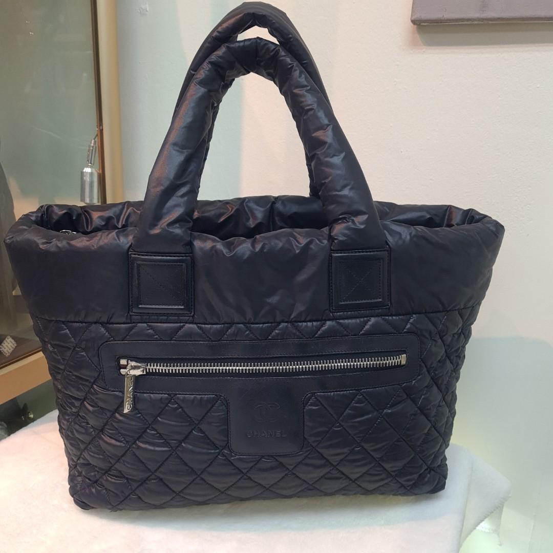 Chanel Cambon Small Tote, Luxury, Bags & Wallets on Carousell