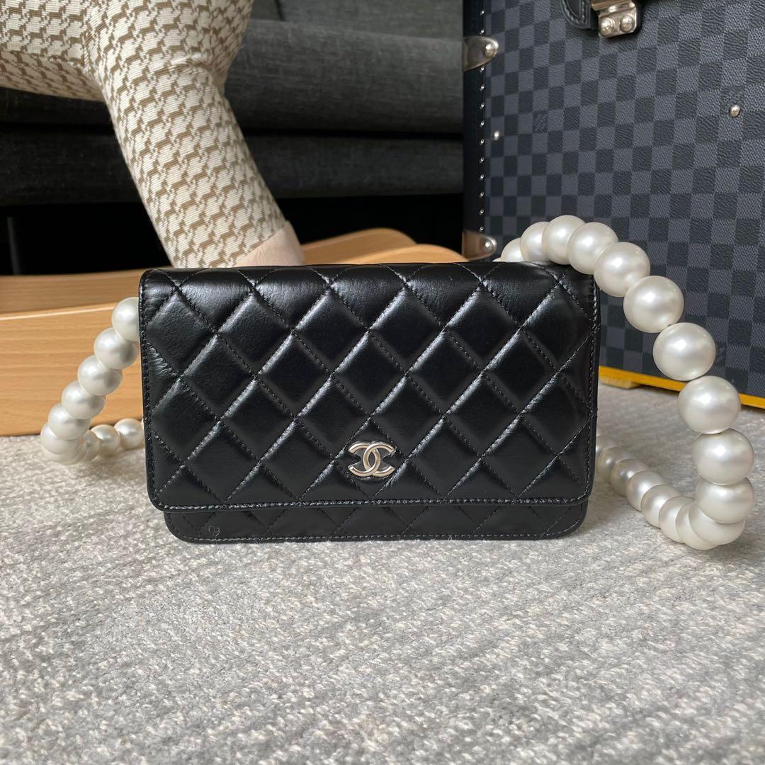 Chanel Wallet on Chain Woc Pearl, Luxury, Bags & Wallets on Carousell