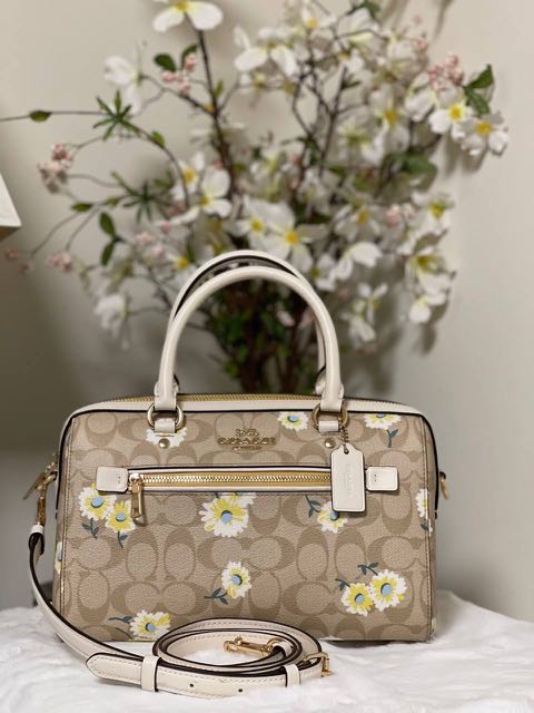 Coach rowan satchel blossom online