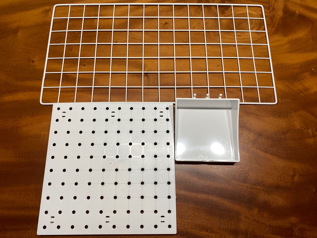 Daiso 3 Pcs Pegboard Accessories, Furniture & Home Living, Furniture