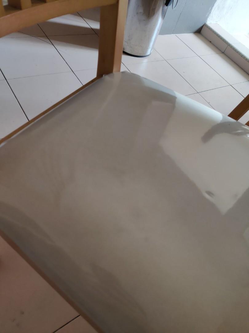 Dining table (Category: Tables & Sets) located in Singapore. Submitted by justforlaufs (Listing ID 1094144781, Image 2). Description: table + 3 chairs chair seats have been wrapped with plastic self pick up at tampines 520xxx.