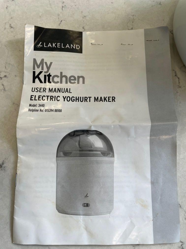 My kitchen top electric yoghurt maker