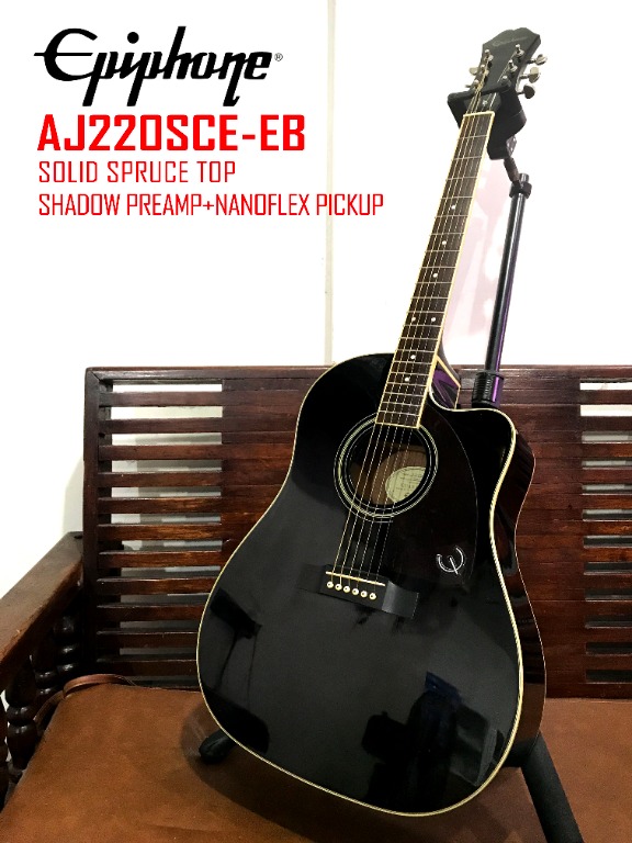 Epiphone aj220ce deals