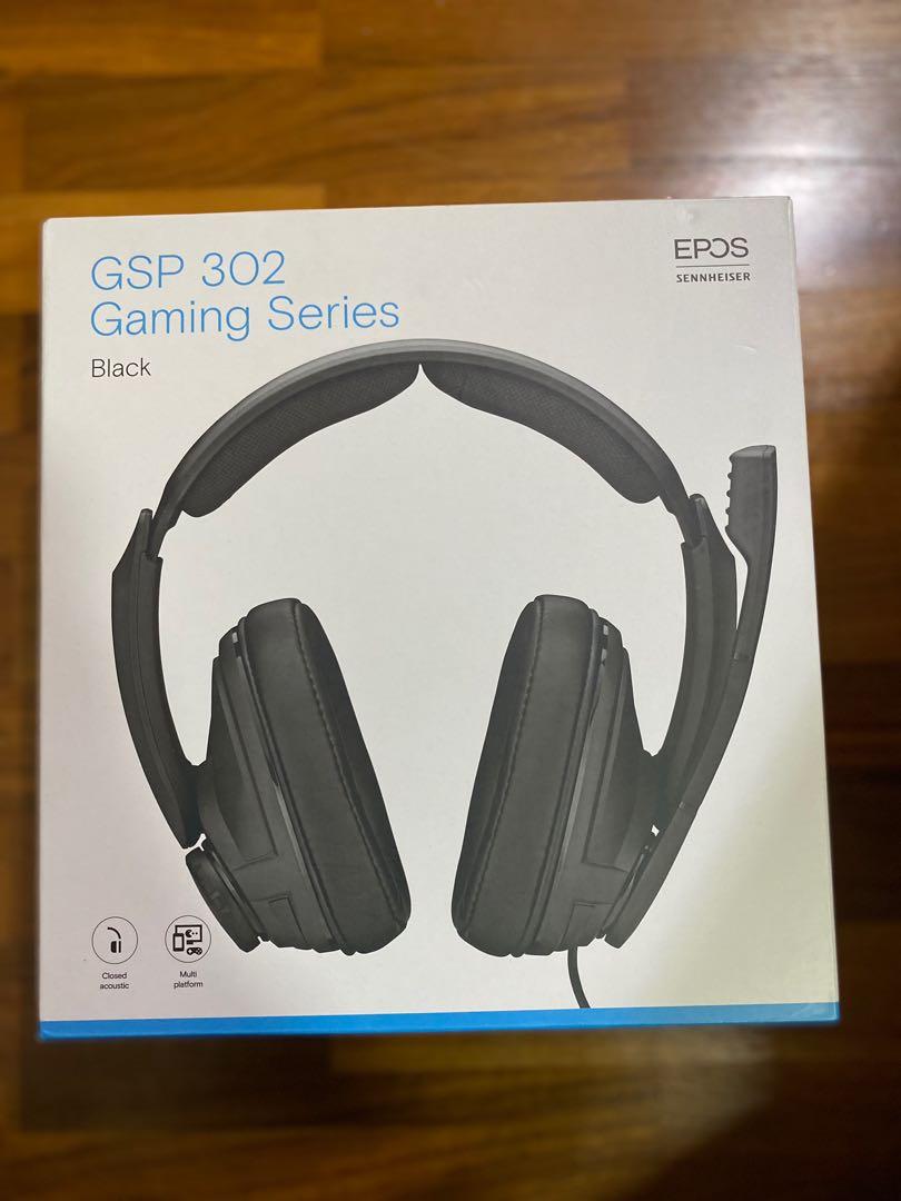 BRAND NEW EPOS Sennheiser GSP 302 Gaming Headset Black Audio Headphones Headsets on Carousell