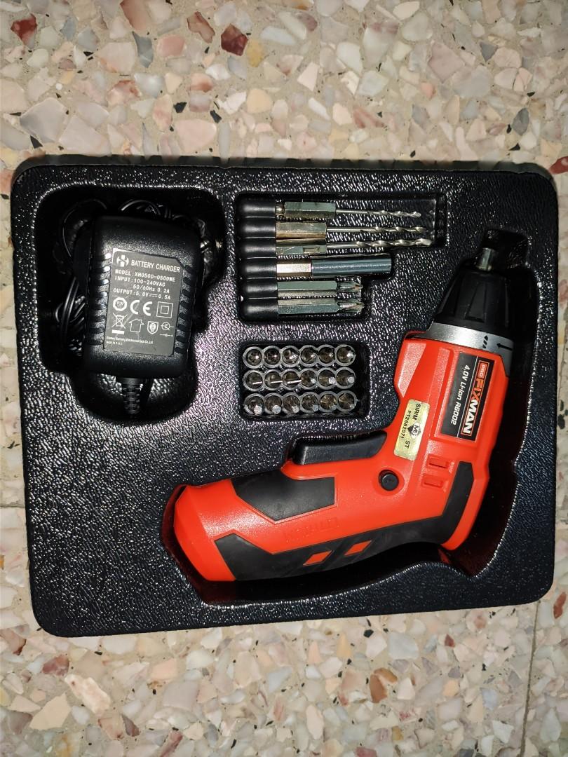 Fixman pro cordless top screwdriver drill set