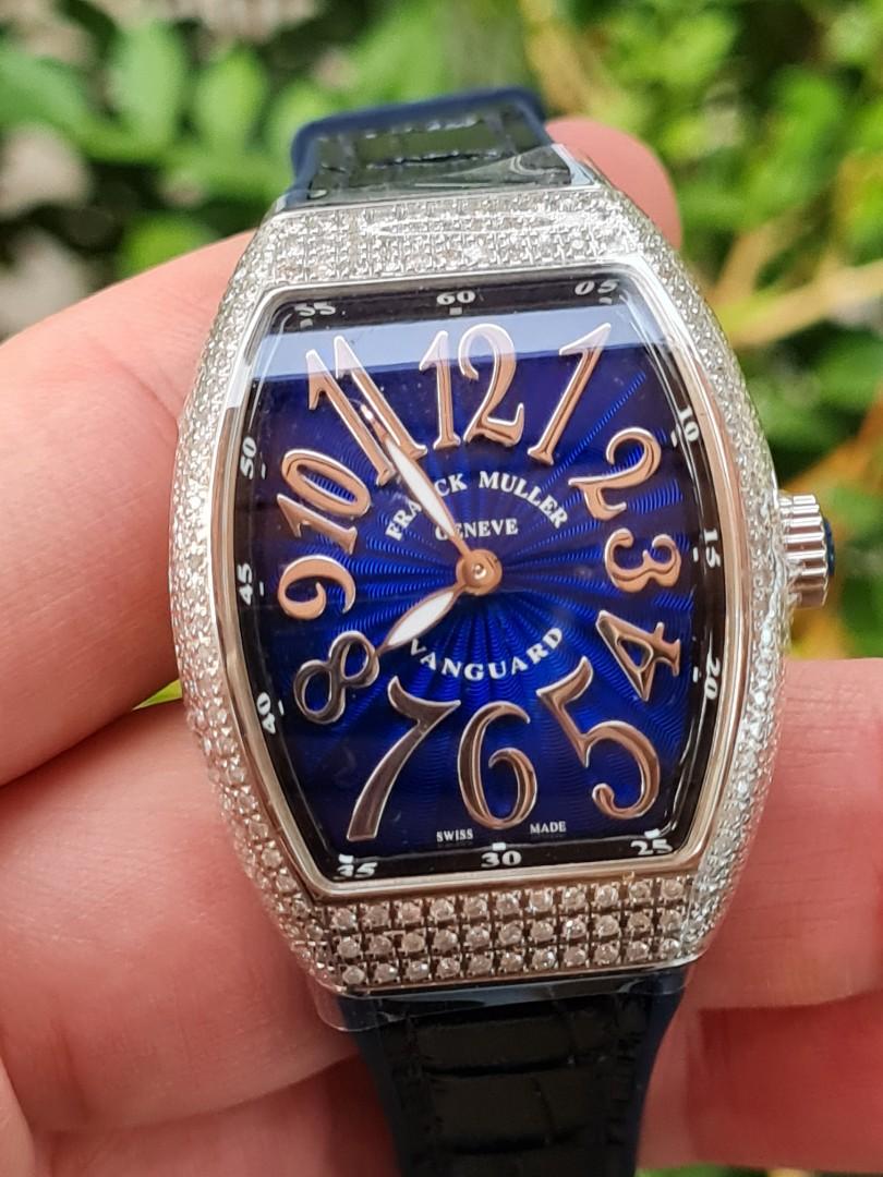 Franck muller women's sales diamond watch price