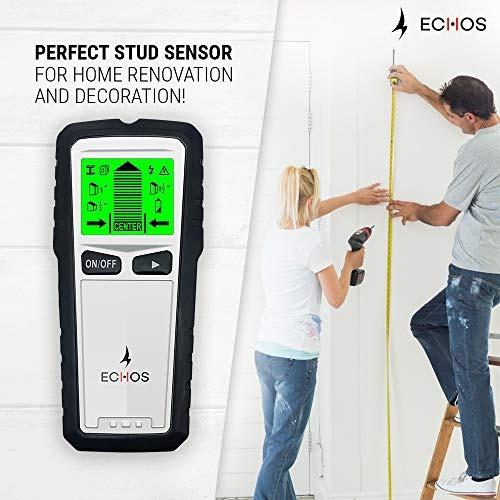 Echos Stud Finder Electric Stud Detector 5 in 1 Mufti Function Scanner