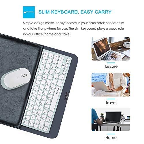 Wireless Keyboard and Mouse Set, Jelly Comb KUT019 2.4G Ultra Slim