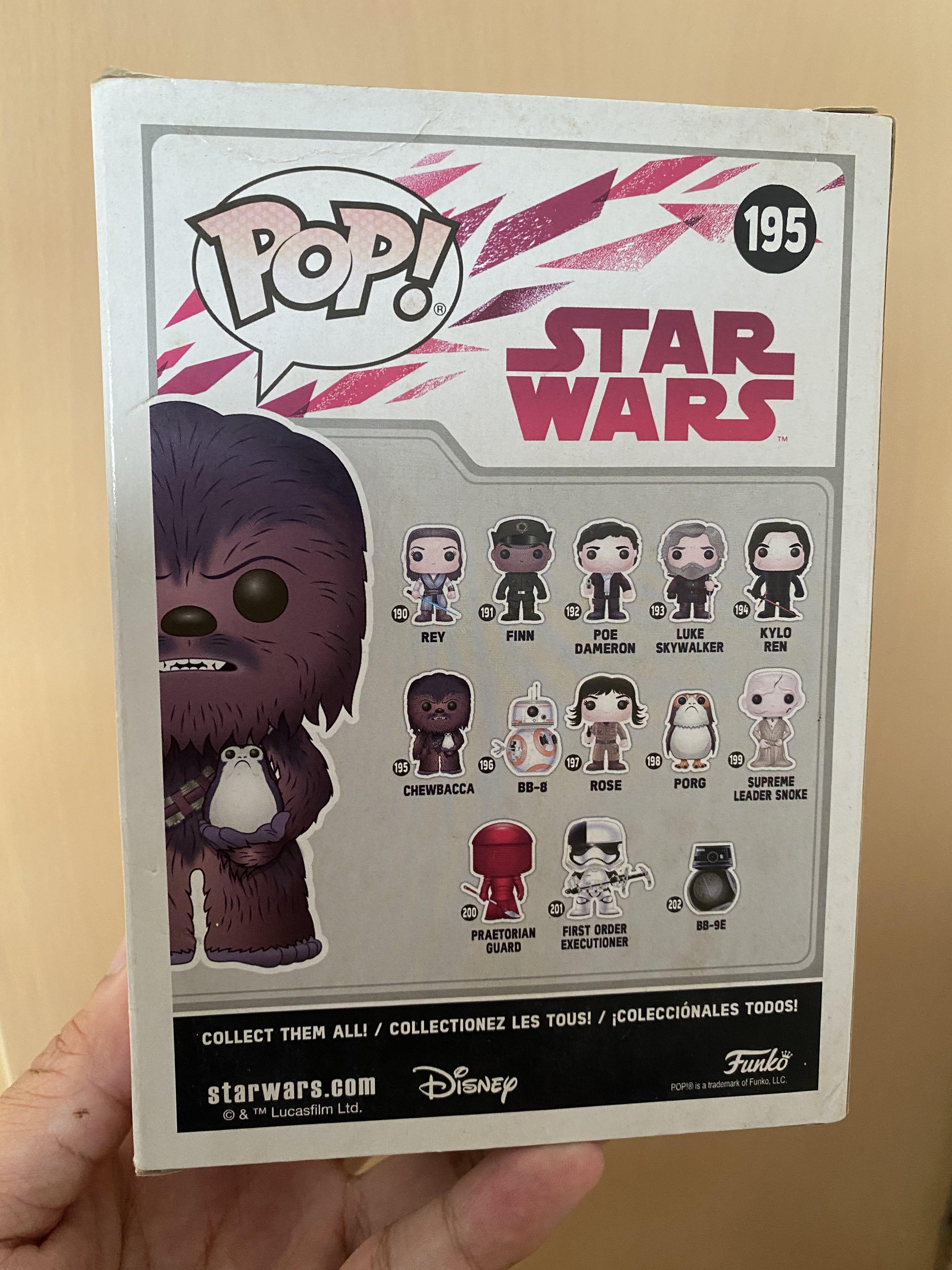 Funko Pop 🎥 Chewbacca 195, Star Wars, 興趣及遊戲, 玩具& 遊戲類