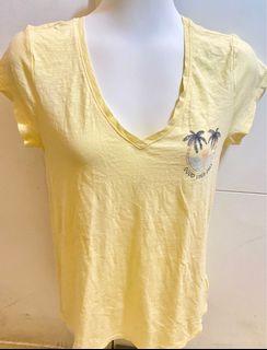 GAP kaos santai yellow