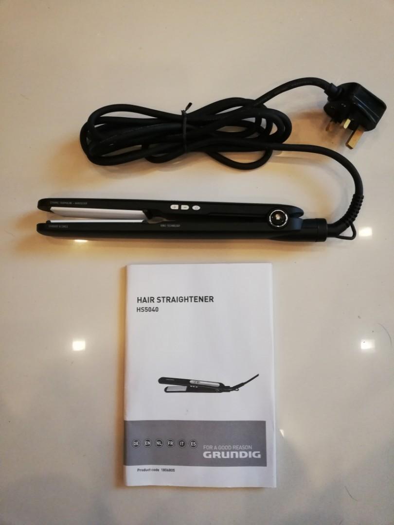 Grundig Hair Straightener/Styler (HS 5040), Beauty & Personal Care