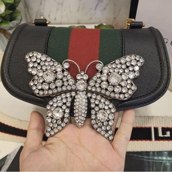 Butterfly hotsell gucci purse