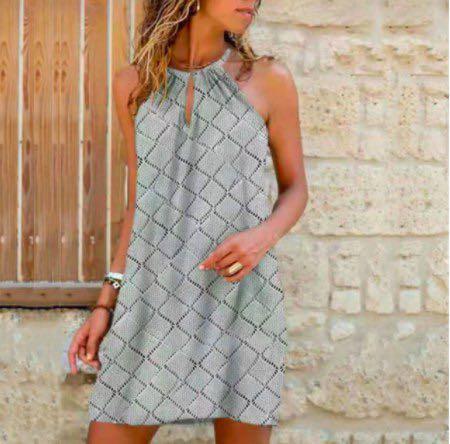 beach dress halter neck