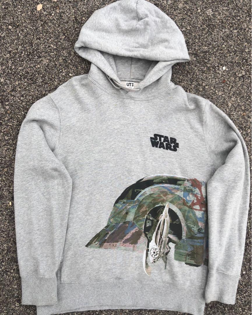 Hoodie star wars uniqlo Men s Fashion Tops Sets Hoodies on Carousell